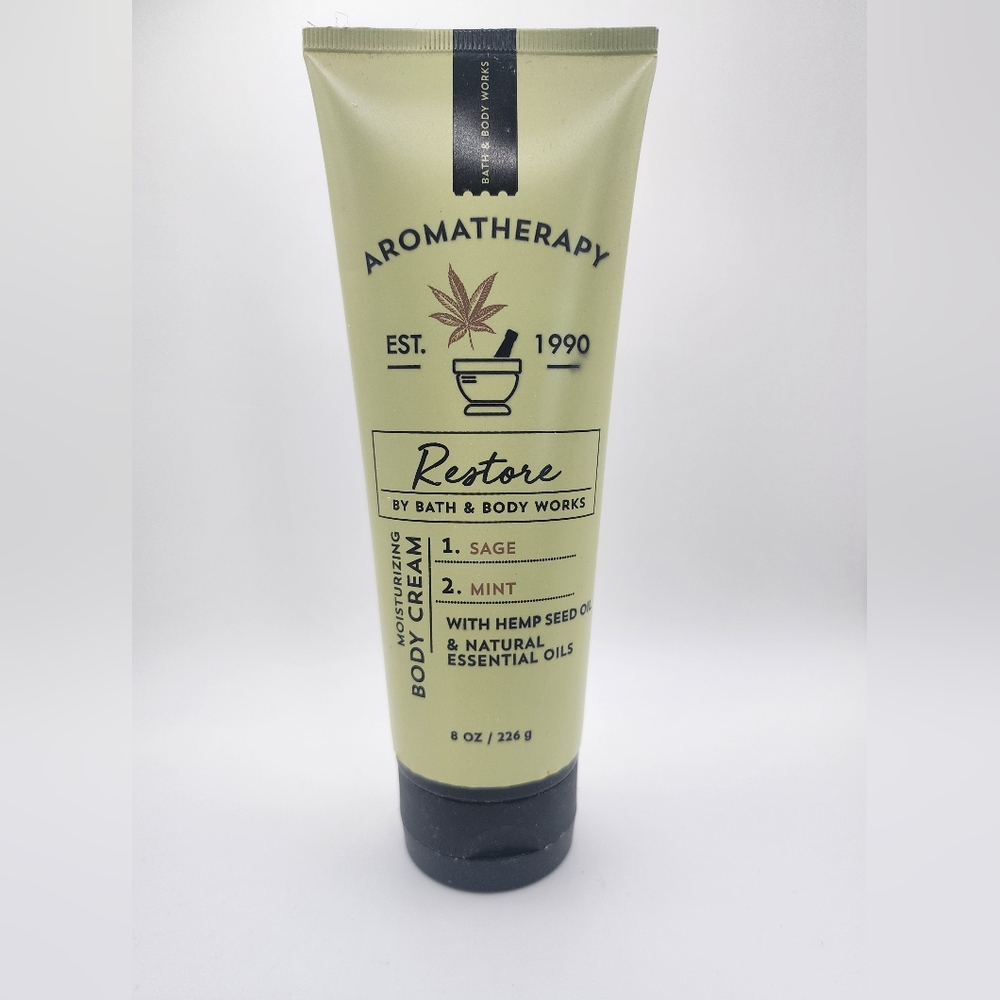 Bath & Body Works Aromatherapy Restore Body Cream - Sage & Mint